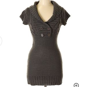 Size Small Body Central Gray Sweater Dress